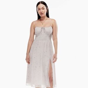 Aritzia Wilfred⎜GENOA MIDI DRESS⎜VIN GRIS / ARDOISE